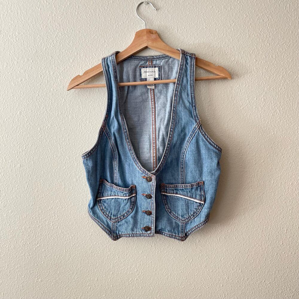 Y2K denim vest western coastal cowgirl festival